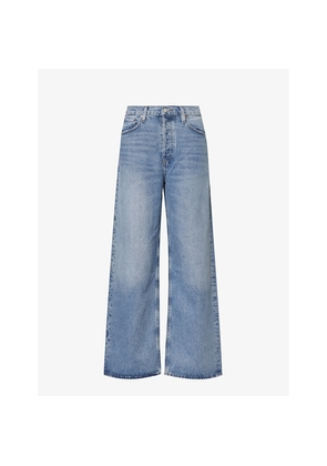 Womens Agolde Baggy Wide-Leg Denim Jeans