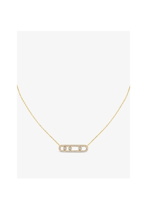 Messika Move Pavé 18ct Yellow-Gold and Diamond Necklace