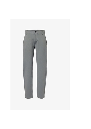 Mens Paige Stafford Slim-Fit Tapered-Leg Stretch-Woven Blend Trousers