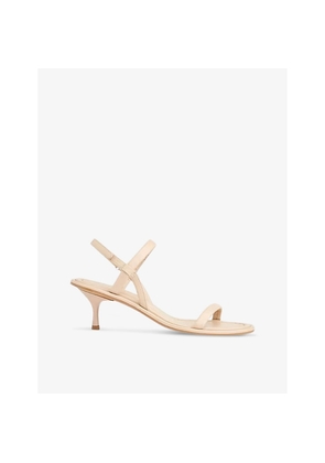 Womens Whistles Enslee Kitten-Heel Leather Sandals