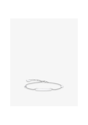 Womens Thomas Sabo Infinity Heart Sterling-Silver and Cubic Zirconia Bracelet
