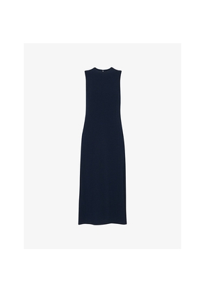 Womens Whistles Erin Textured Woven Midi Dress