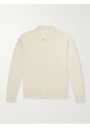 mfpen - Formal Cotton and Linen-Blend Cardigan - Men - Neutrals - XS