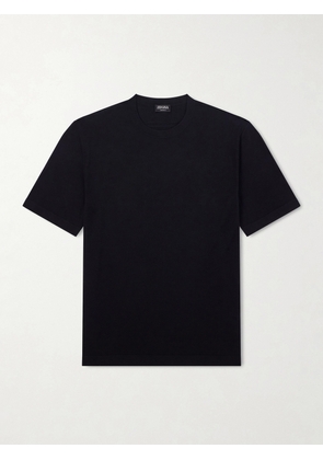 Zegna - Cotton-Jersey T-Shirt - Men - Black - IT 46