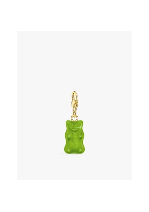 Womens Thomas Sabo x Haribo Goldbear 18ct Gold-Plated Sterling-Silver and Crystal Glass Charm