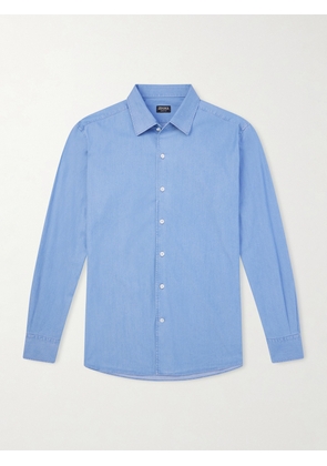 Zegna - Denim Shirt - Men - Blue - S