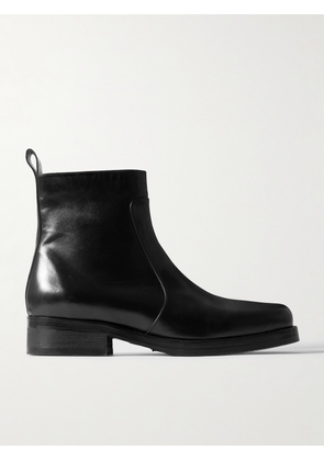 Studio Nicholson - Square Leather Boots - Men - Black - EU 45