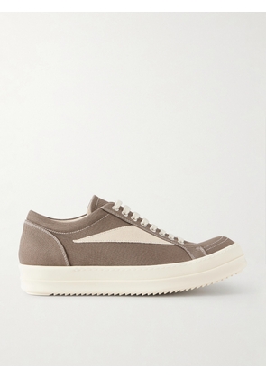 DRKSHDW By Rick Owens - Vintage Suede-Trimmed Denim Sneakers - Men - Brown - EU 39