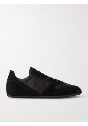 Rick Owens - Minimal Suede and Nylon Sneakers - Men - Black - EU 40
