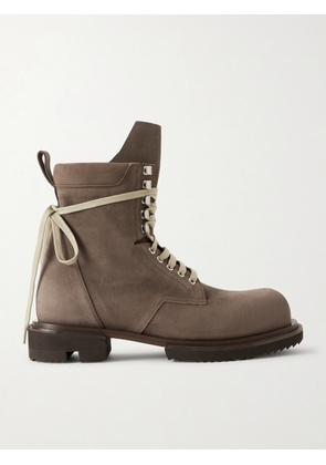 Rick Owens - Army Gabe Full-Grain Nubuck Boots - Men - Brown - EU 40
