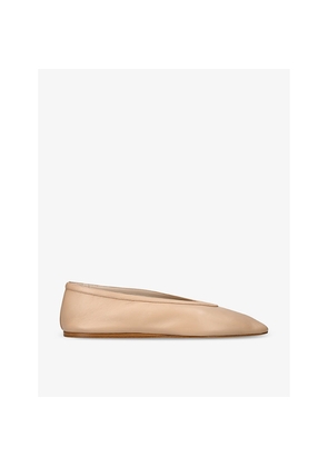 Womens Le Monde Beryl Luna Pointed-Toe Leather Pumps