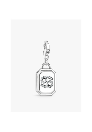 Womens Thomas Sabo Cancer Sterling-Silver and Cubic Zirconia Charm