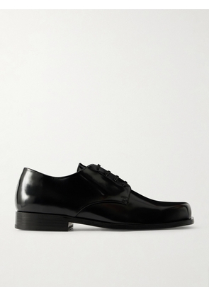 AMI PARIS - Polished-Leather Derby Shoes - Men - Black - EU 42