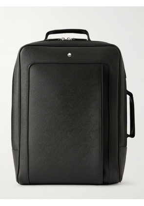 Montblanc - Companion Cross-Grain Leather Backpack - Men - Black