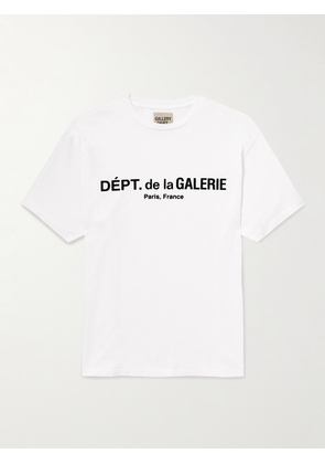 Gallery Dept. - French Lux Flocked Cotton-Jersey T-Shirt - Men - White - XS