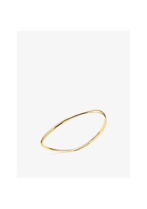 Womens Monica Vinader Nura Reef 18ct Yellow Gold-Plated Vermeil Sterling-Silver Bangle