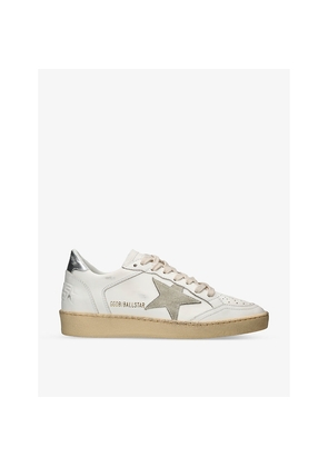 Womens Golden Goose Ballstar 10273 Leather Low-Top Trainers