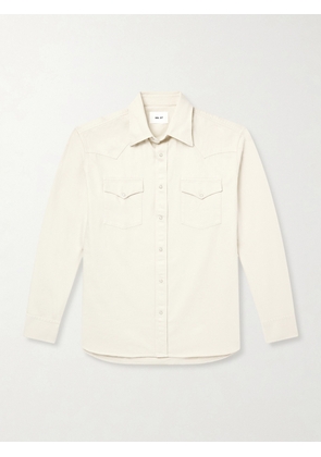 NN07 - Ricky 50015 Denim Western Shirt - Men - Neutrals - S