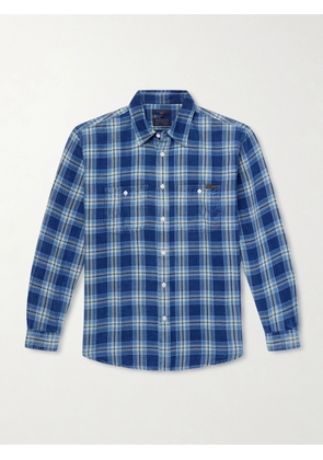 Nudie Jeans - Julian Checked Organic Cotton Shirt - Men - Blue - XS
