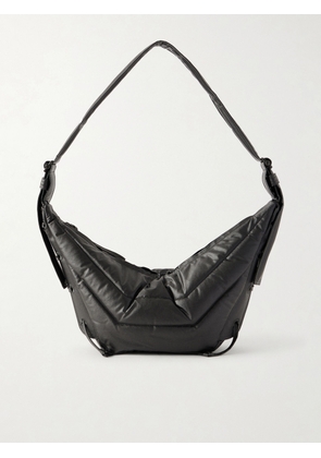 LEMAIRE - Soft Game Small Coated-Cotton Messenger Bag - Men - Black