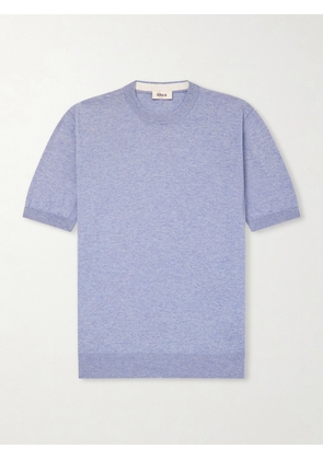 Altea - Maglia Cotton and Cashmere-Blend T-Shirt - Men - Blue - S