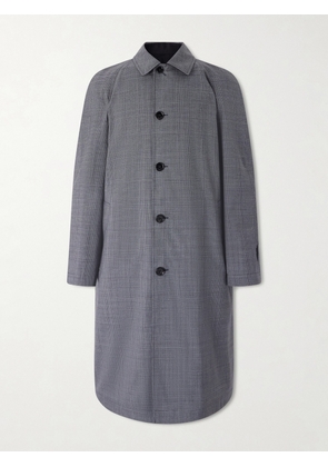 Burberry - Prince of Wales Checked Virgin Wool Car Coat - Men - Gray - IT 46