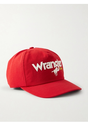 Cherry Los Angeles - Wrangler Logo-Detailed Nylon Trucker Cap - Men - Red