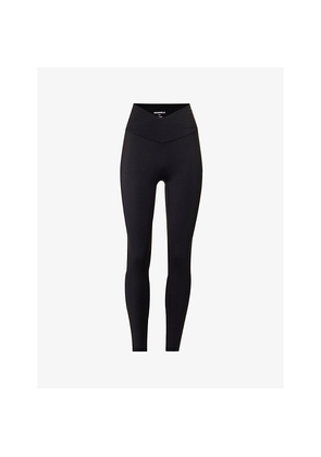 Womens Adanola Ultimate Wrap-Over Workout Leggings