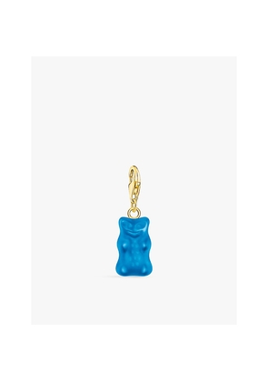 Womens Thomas Sabo x Haribo Goldbear 18ct Gold-Plated Sterling-Silver and Crystal Glass Charm