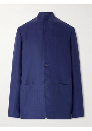 SEASE - Ellen Linen and Cotton-Blend Blazer - Men - Blue - S