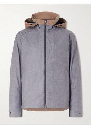 SEASE - Summer Balma Virgin Wool Hooded Jacket - Men - Gray - S