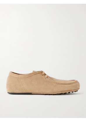Tod's - Wallabee Suede Derby Shoes - Men - Neutrals - EU 40