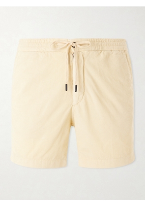 Slowear - Straight-Leg Cotton-Corduroy Drawstring Shorts - Men - Yellow - UK/US 29