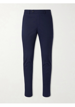 Slowear - Tapered Stretch-Cotton Trousers - Men - Blue - IT 44