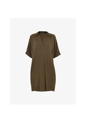 Womens Whistles Melanie Cocoon-Silhouette Woven Mini Dress
