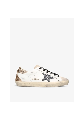 Womens Golden Goose Women's Super-Star 82532 Leather Low-Top Trainers