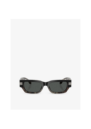 Versace Ve4465 Rectangle-Frame Acetate Sunglasses