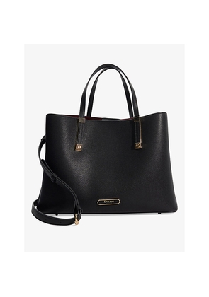 Womens Dune Dorry Large Recycled Faux-Leather Tote Bag