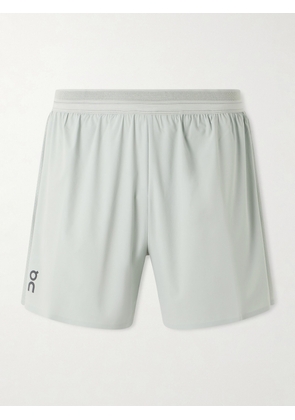 ON - 5" Performance Straight-Leg Stretch Recycled-Shell Running Shorts - Men - Gray - S