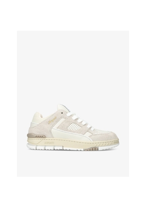 Mens Axel Arigato Area Lo Brushed-Suede and Leather Low-Top Trainers
