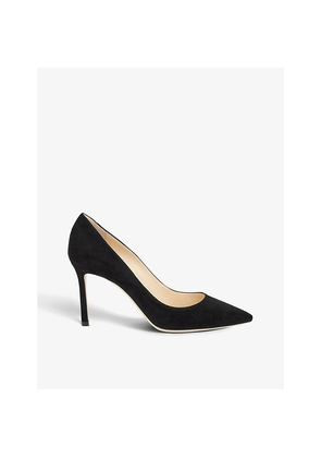 Womens Jimmy Choo Romy 85 Suede Courts