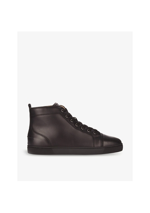 Mens Christian Louboutin Louis Leather High-Top Trainers