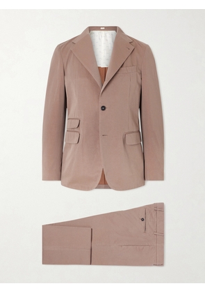 Massimo Alba - Sloop Cotton-Twill Suit - Men - Brown - IT 46