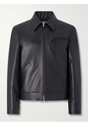 Jil Sander - Leather Blouson Jacket - Men - Black - IT 46