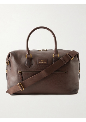 Polo Ralph Lauren - Pebble-Grain Leather Duffle Bag - Men - Brown