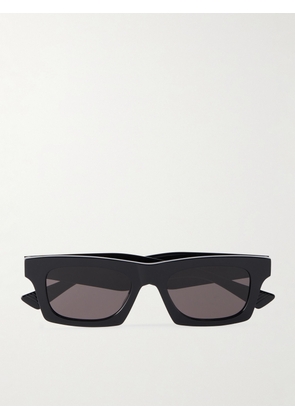 Bottega Veneta - New Entry Square-Frame Recycled-Acetate Sunglasses - Men - Black