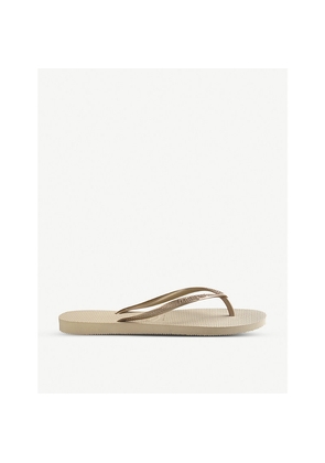 Womens Havaianas Slim Rubber Flip-Flops