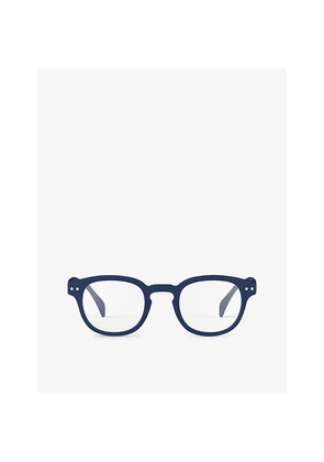 Izipizi #C Square-Framed Navy Reading Glasses