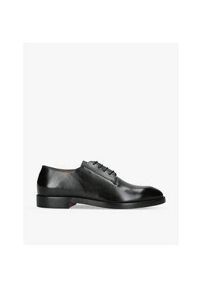 Mens Zegna Torino Tonal-Stitching Leather Oxford Shoes