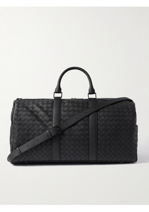 Bottega Veneta - Intrecciato Leather Duffle Bag - Men - Black